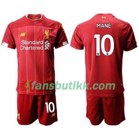 Fotballdrakt Liverpool MANE 10 Barn Hjemmetrøye 2019-2020 Kortermet